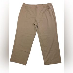 Linea by Louis Dell'Olio Flat Front Side Zip Pants Size 3X NWT